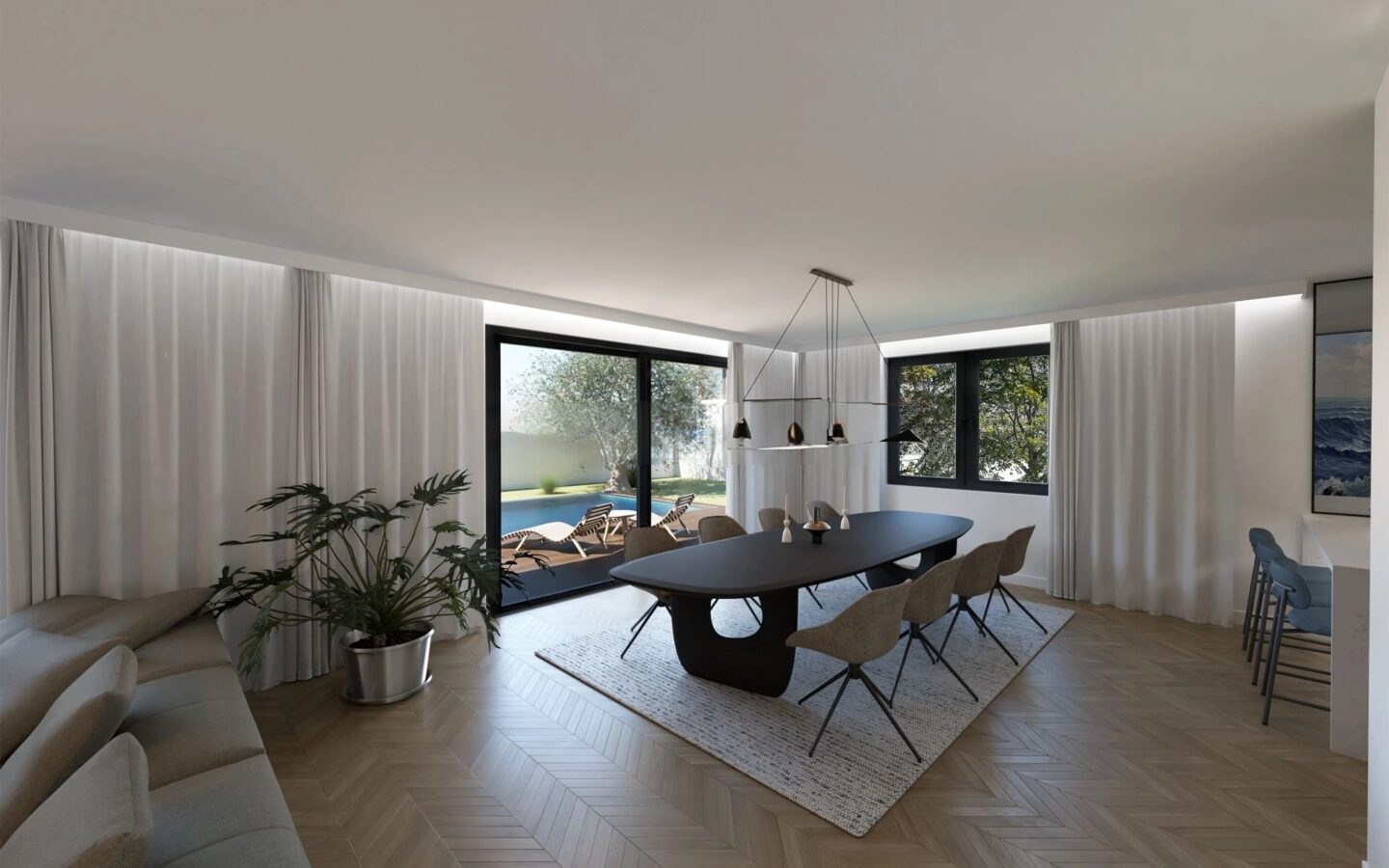 Modern Villa With Pool Near Zadar