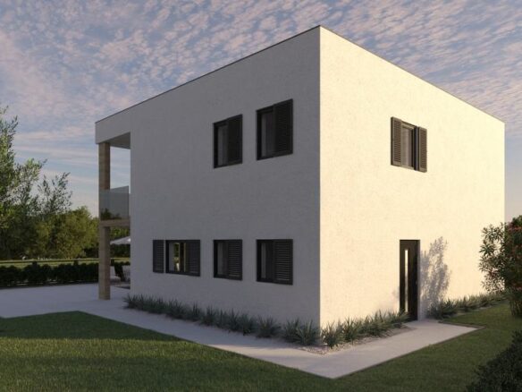 Modern Villa With Open Sea View Near Zadar