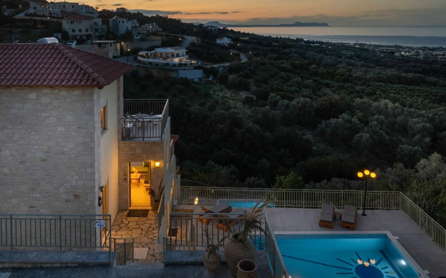 Maroulas – Rethymno Complex Of Three Independent Villas For Sale.