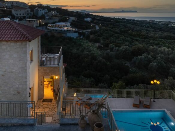 Maroulas – Rethymno Complex Of Three Independent Villas For Sale.