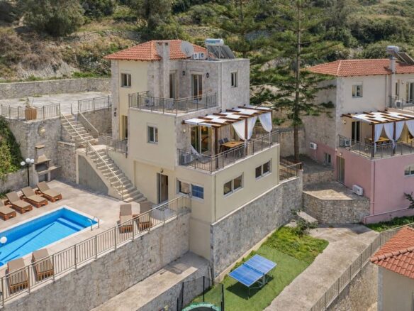 Maroulas – Rethymno Complex Of Three Independent Villas For Sale.