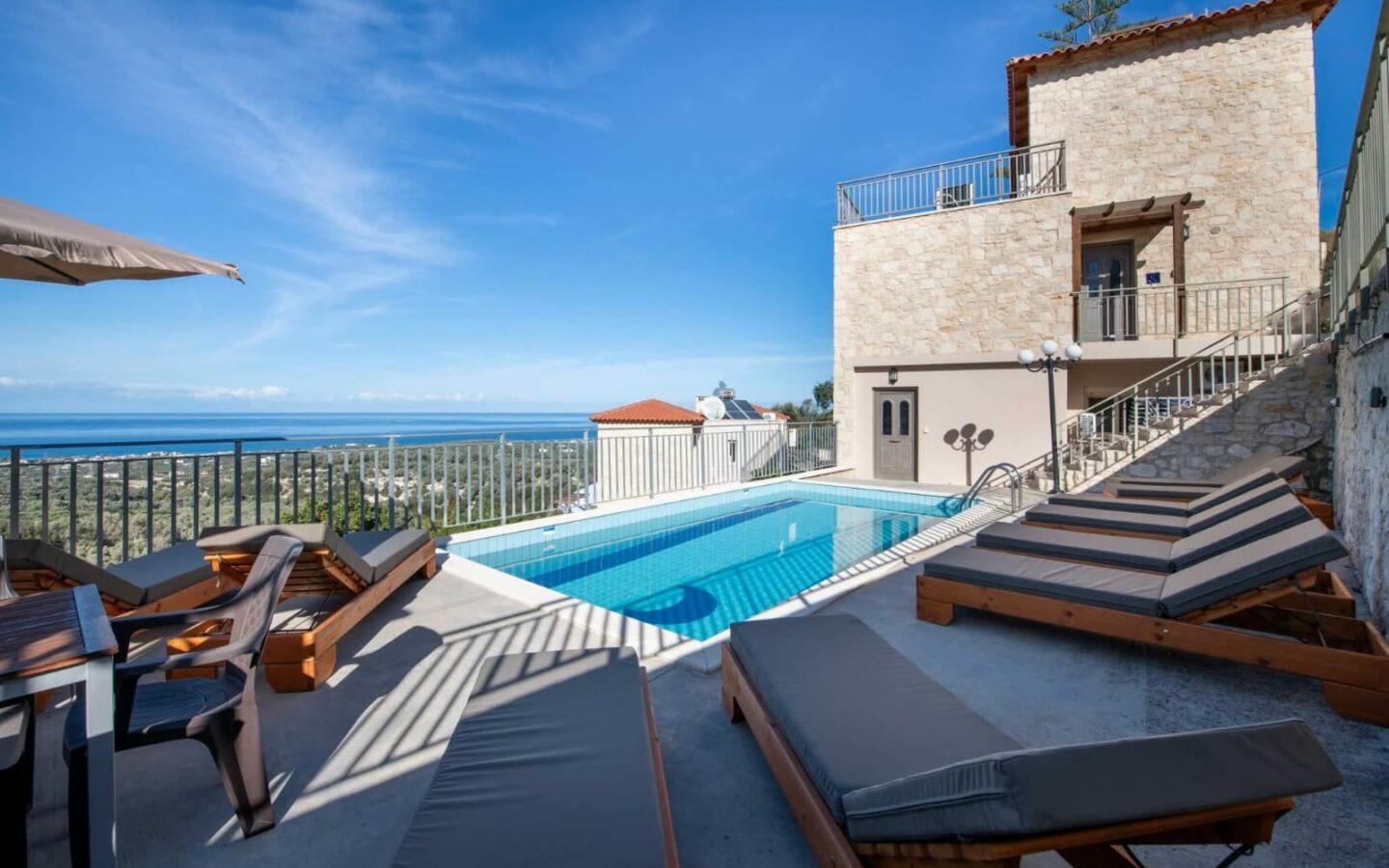 Maroulas – Rethymno Complex Of Three Independent Villas For Sale.