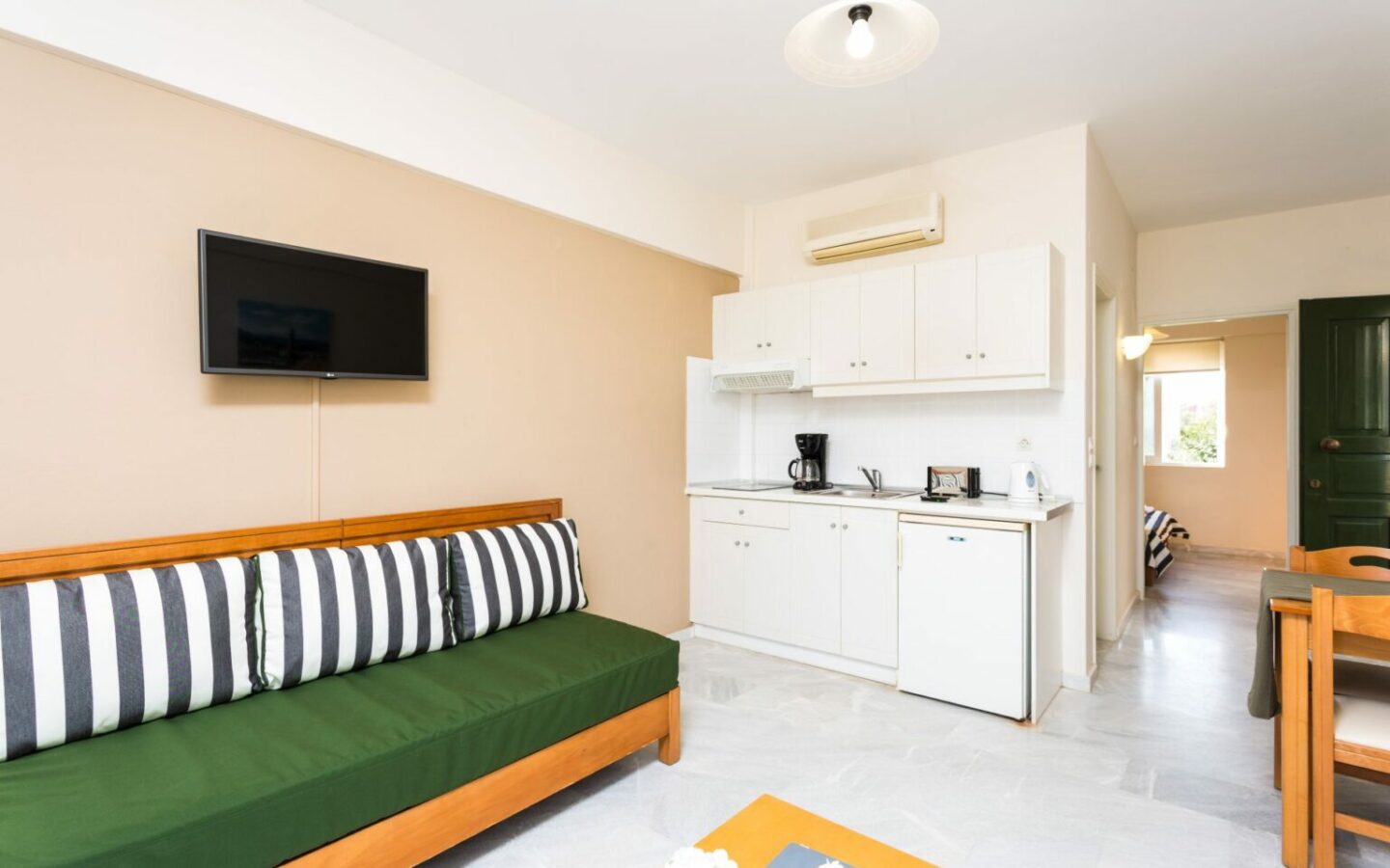 Tourist Complex Of Apartments Near Rethymno, North Crete.