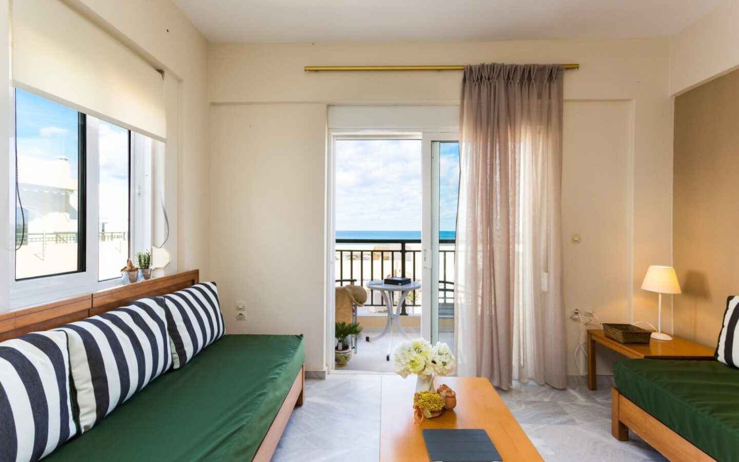 Tourist Complex Of Apartments Near Rethymno, North Crete.