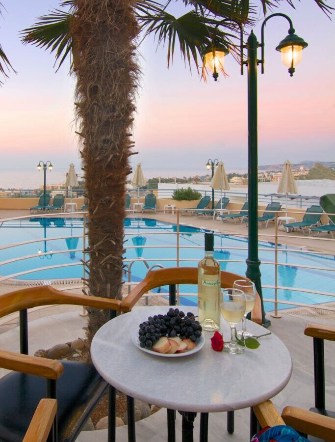 Tourist Complex Of Apartments Near Rethymno, North Crete.