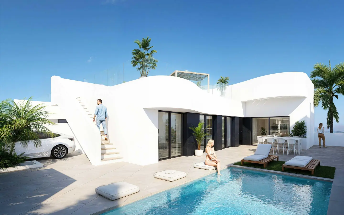 Villa Of 135 M² With Pool In Algorfa