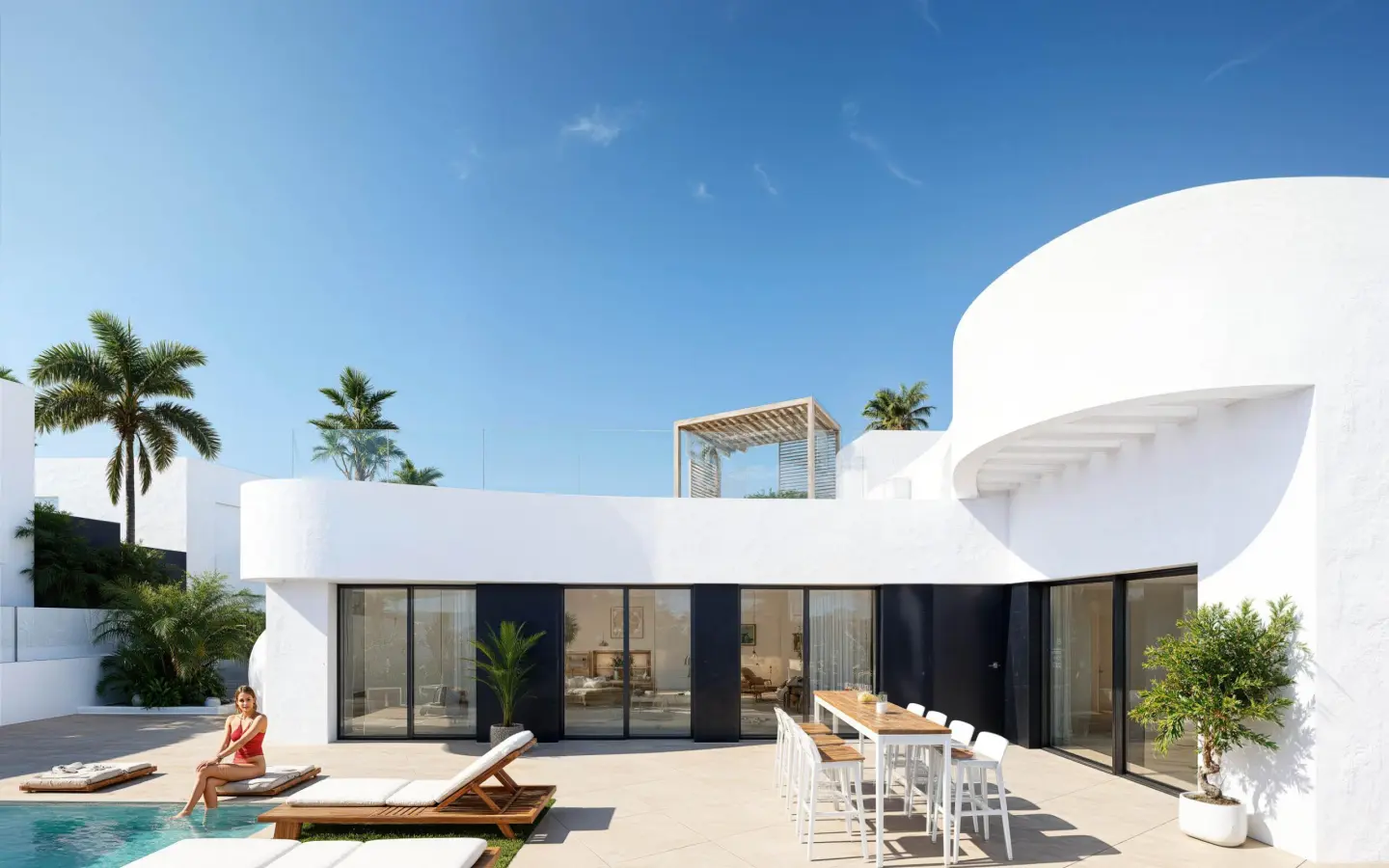 Villa Of 135 M² With Pool In Algorfa