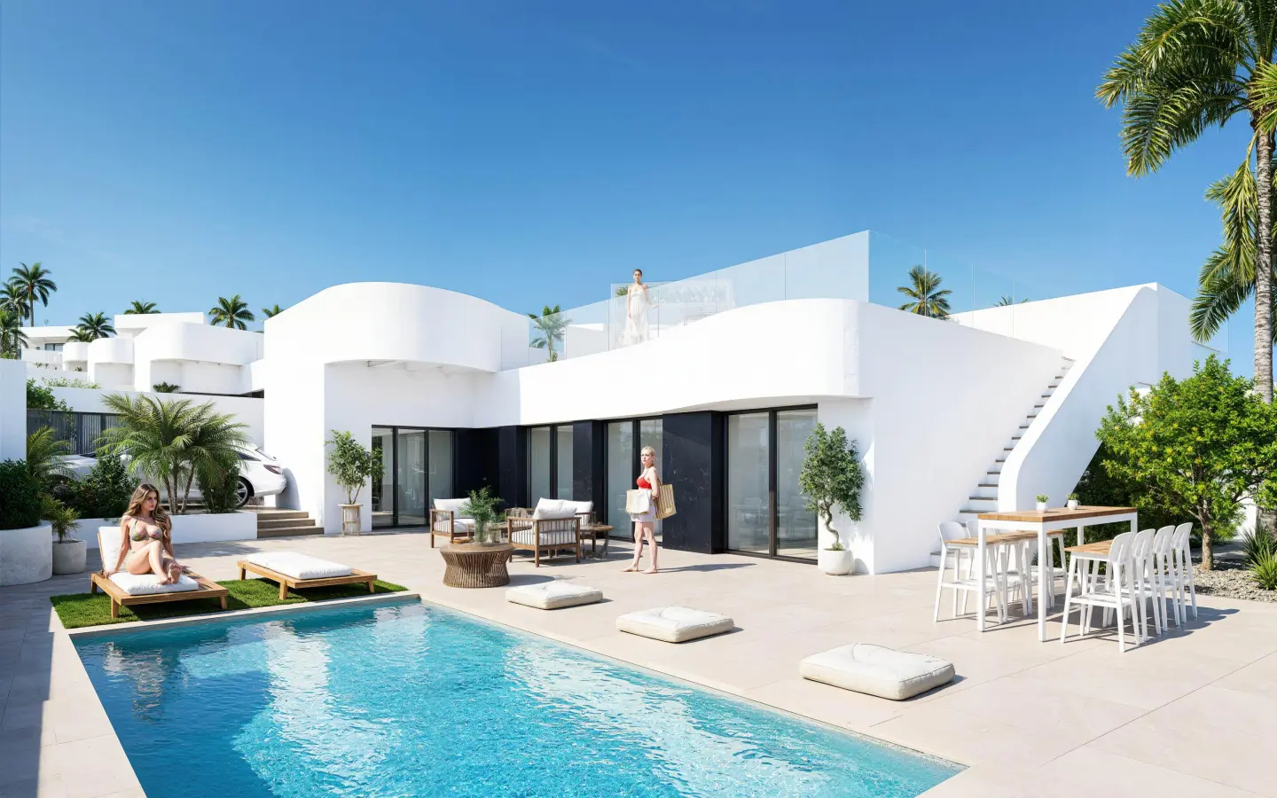 Villa Of 135 M² With Pool In Algorfa