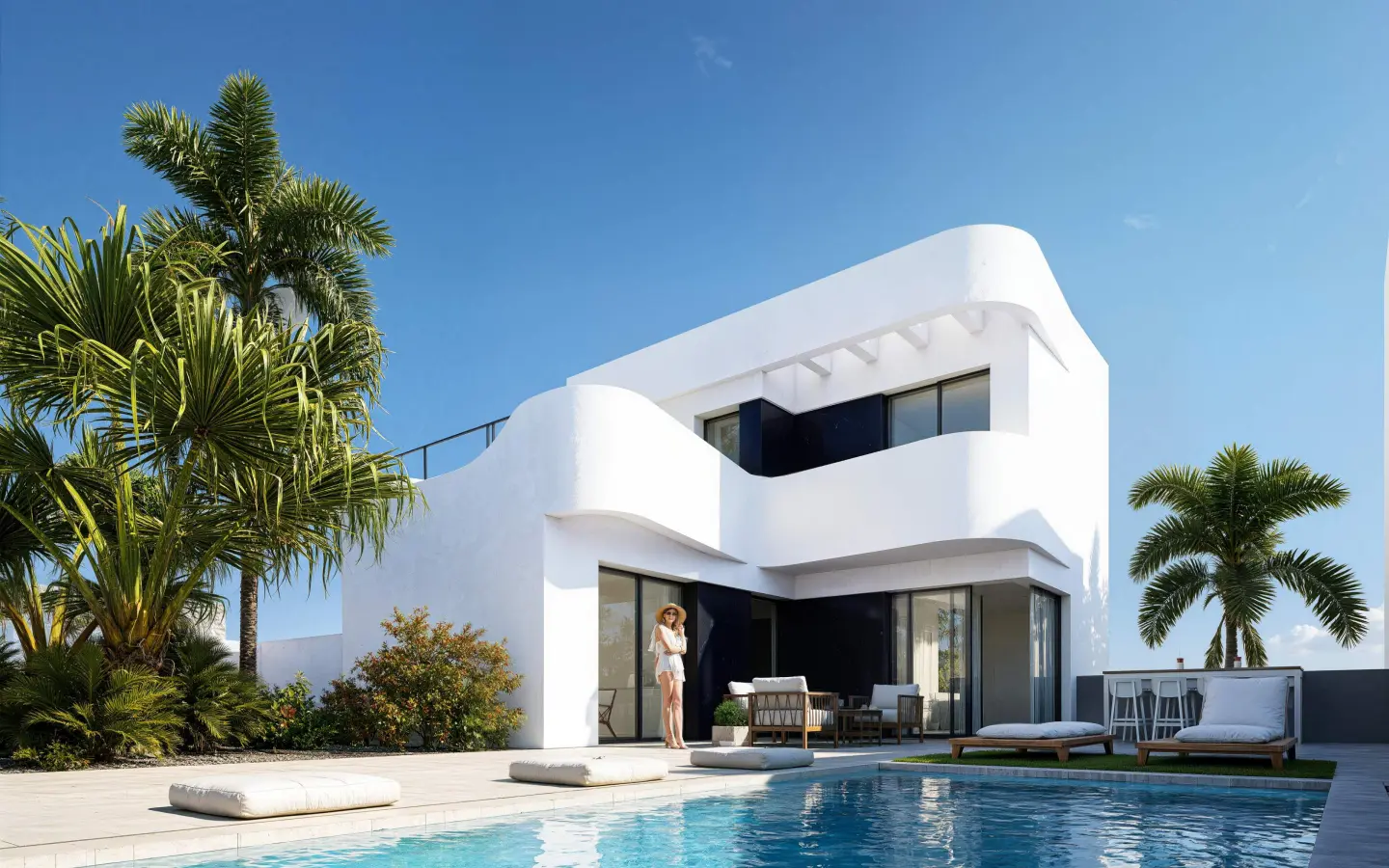 Villa Of 135 M² With Pool In Algorfa