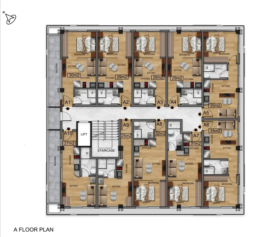 Flat Of 30 M² In Athens