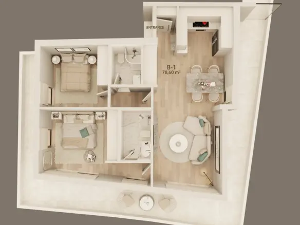 Flat Of 79 M² In Athens