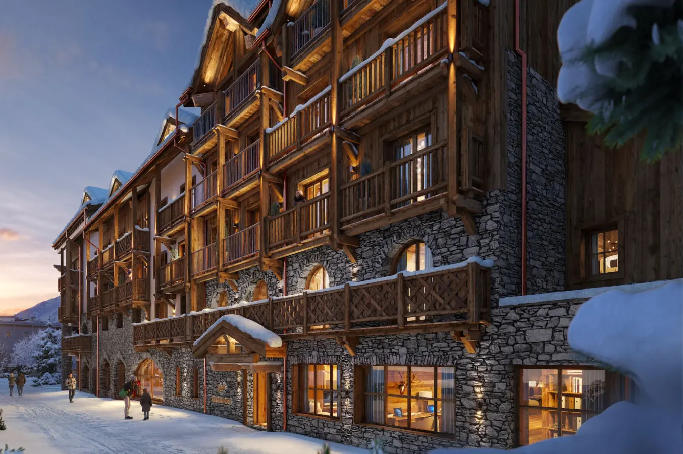 Ski Apartment Of 3 Bedroom With Ski Access In Val-d’isere, Savoie