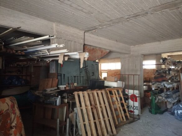 Building Of 3 Storeys With Unfinished State In Gargalianos, Messinien, South Peloponnese, Greece