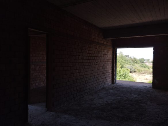 Building Of 3 Storeys With Unfinished State In Gargalianos, Messinien, South Peloponnese, Greece