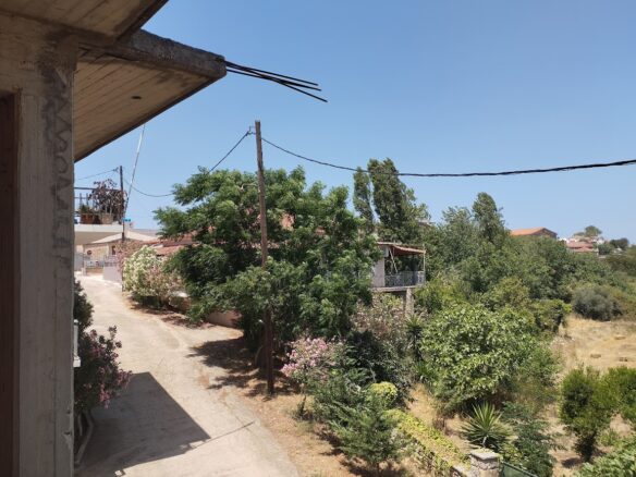 Building Of 3 Storeys With Unfinished State In Gargalianos, Messinien, South Peloponnese, Greece