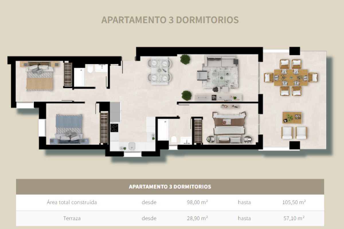 Apartment Of 83 M² In Estepona, Spain