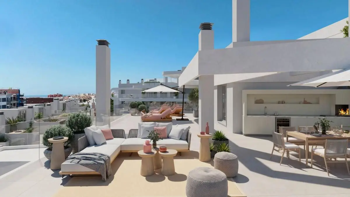 Terraced House Of 75 M² With Sea Views In Estepona, Spain