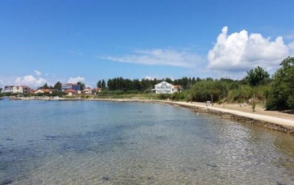 Building Plot For Villas,first Row To The Sea In Privlaka