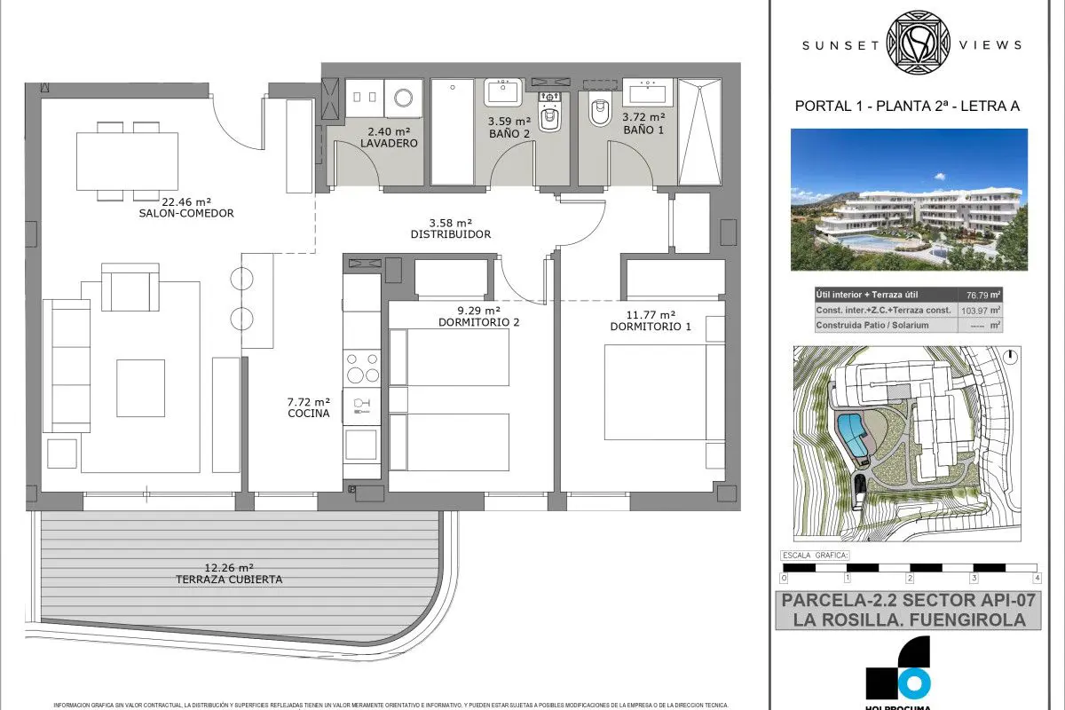 Apartment Of 133 M² With Sea Views In Fuengirola