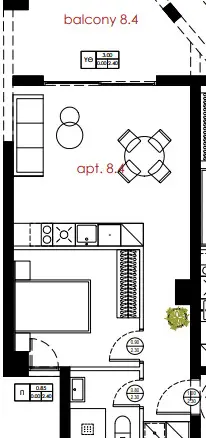 1-bedroom Flat In Sfageia – Ichthyoskala, Greece (59 M²)