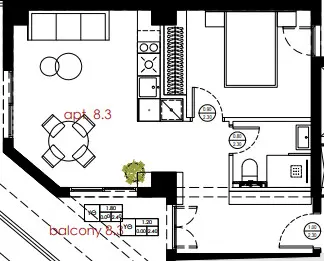 1-bedroom Flat In Sfageia – Ichthyoskala, Greece (61 M²)
