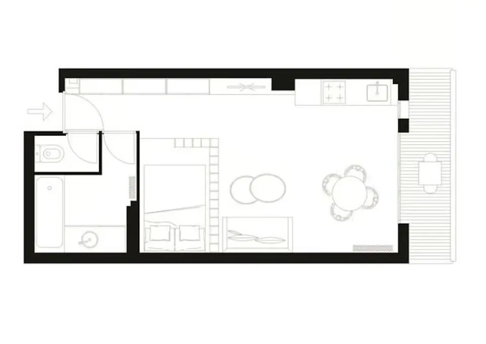 Flat In Pylea, Greece (25 M²)