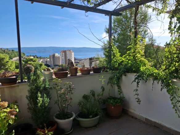 Three-bedroom Apartment With Sea View And Spacious Terrace In Dalmatia, Croatia