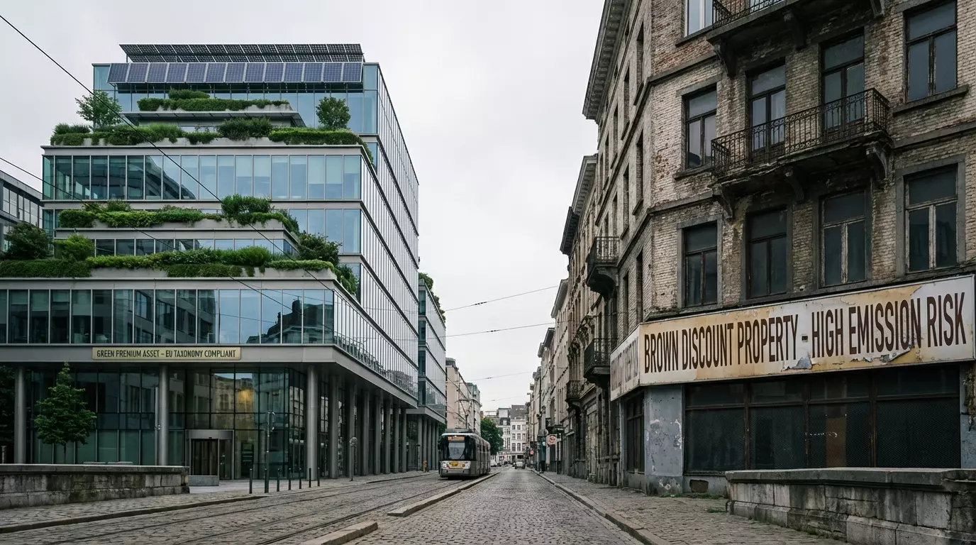 The growing divide between green premiums and brown discounts