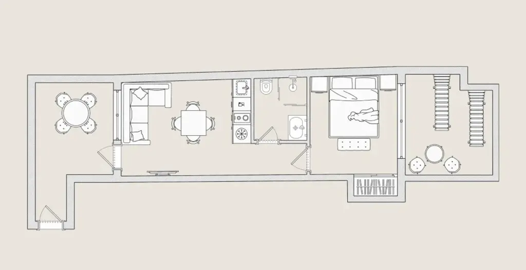 1-bedroom Flat In Agios Nikolaos, Greece (33 M²)
