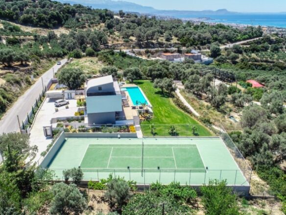 Villa Of 7 Bedrooms With Infinity Pool, Private Spa & Tennis Court In Unrivaled Opulence