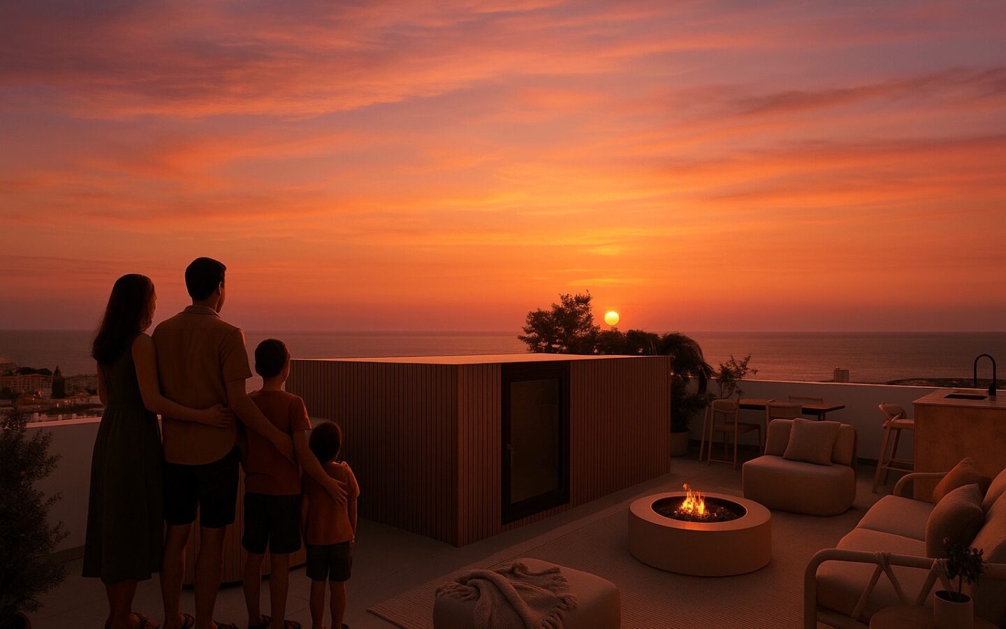 Off-plan Contemporary Sea View Townhouses | Mijas Costa