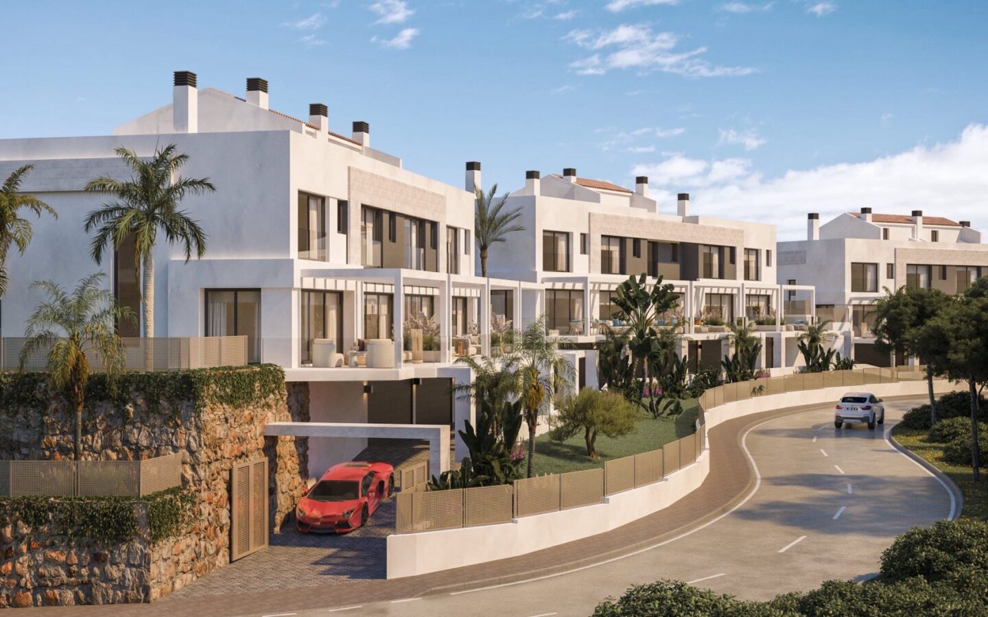 Off-plan Contemporary Sea View Townhouses | Mijas Costa