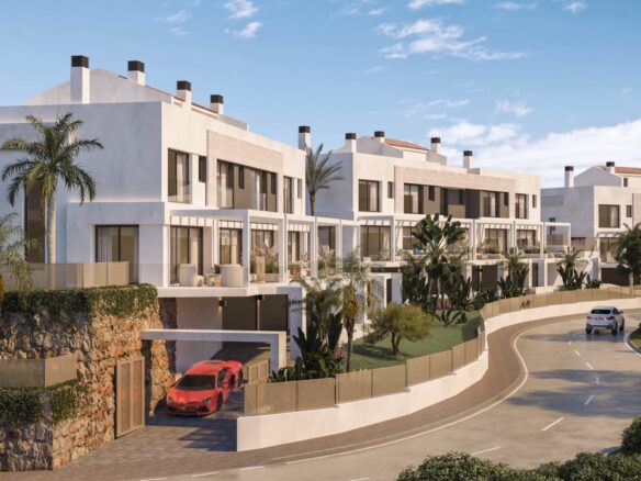 Off-plan Contemporary Sea View Townhouses | Mijas Costa