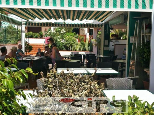 Pool Bar In Los Cristianos, Tenerife