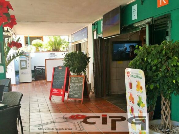 Pool Bar In Los Cristianos, Tenerife