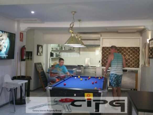 Pool Bar In Los Cristianos, Tenerife