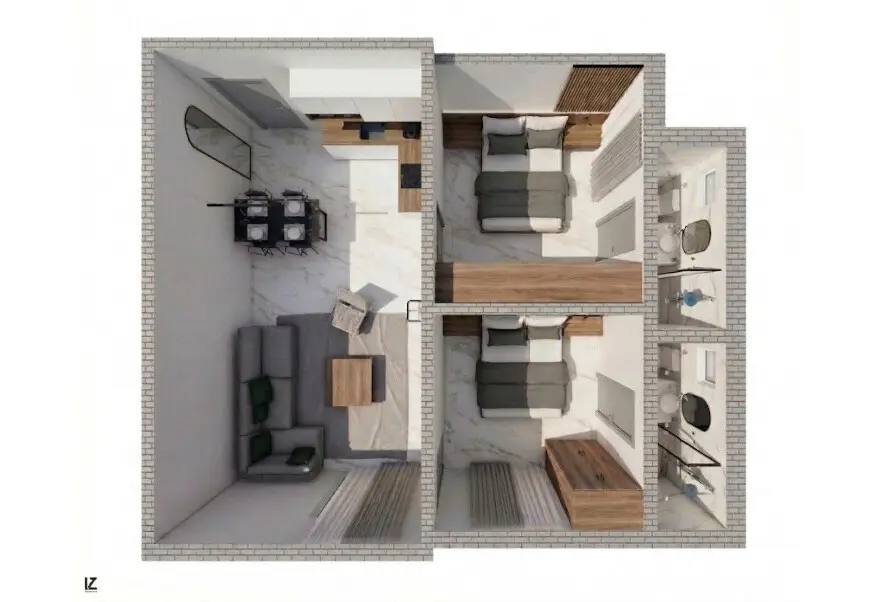 Flat Of 54 M² In Olympic Coast