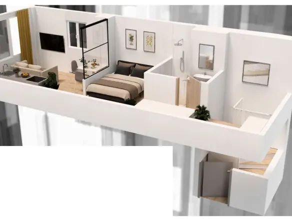 1-bedroom Maisonette In Kalithea, Greece (42 M²)