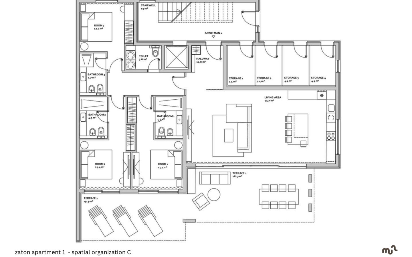 Apartment Of 224 M² With Pool In Mediterranean Oasis Near Zadar