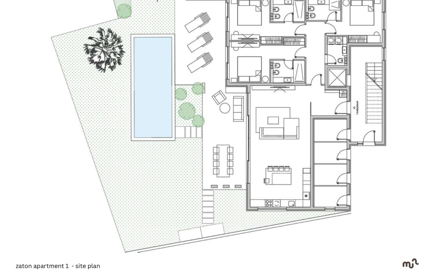 Apartment Of 224 M² With Pool In Mediterranean Oasis Near Zadar