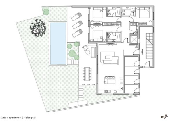 Apartment Of 224 M² With Pool In Mediterranean Oasis Near Zadar