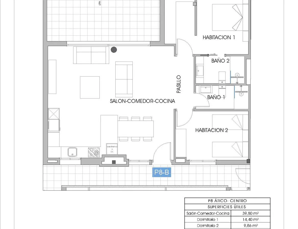 Penthouse Of 85 M² In Villajoyosa, Spain