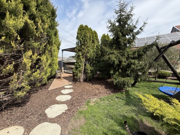 Family Home Of X With Private Wellness Oasis And Landscaped Garden In [location]