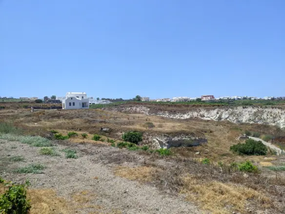 Land In Santorini, Greece