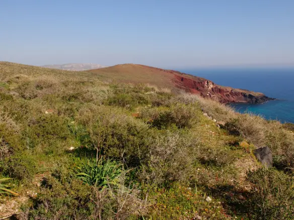 Land In Santorini, Greece