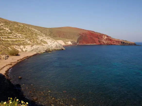 Land In Santorini, Greece