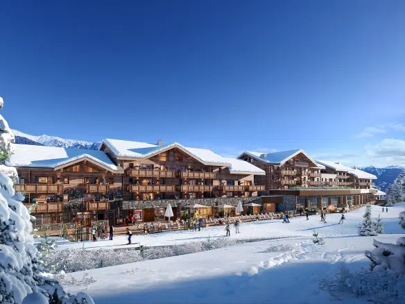 Penthouse Of 2 Bedrooms With Mountain Views In La Tania, Savoie