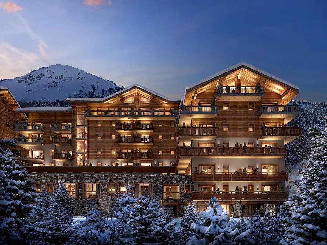 2 Bedroom Ski Apartment Of 65 M² With Balcony In La Tania, Savoie