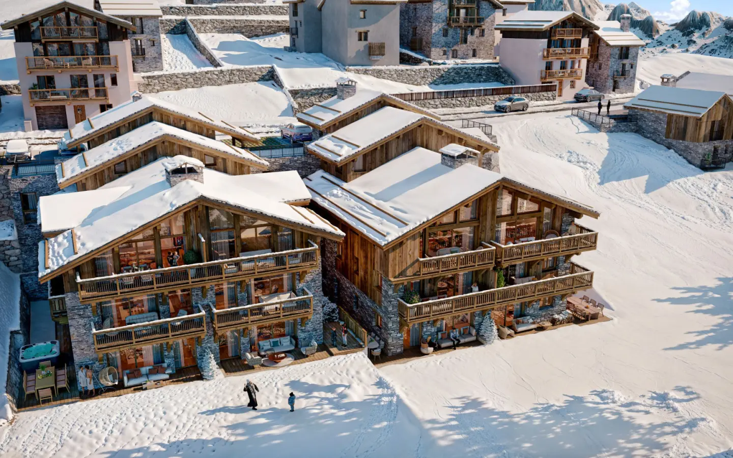 6 Bedroom Ski Apartment Near Saint-martin-de-belleville, Savoie