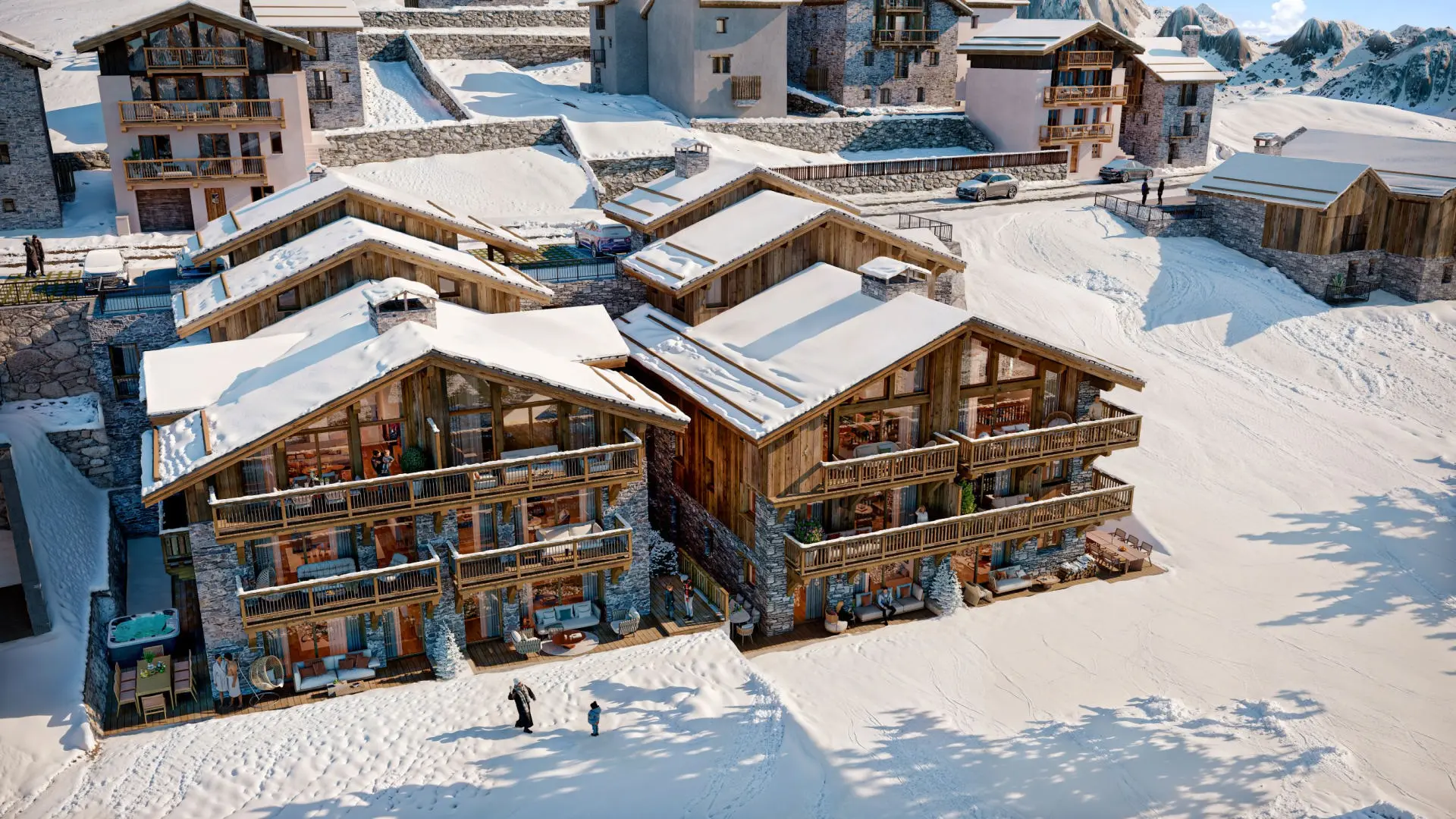 6 Bedroom Ski Apartment Near Saint-martin-de-belleville, Savoie